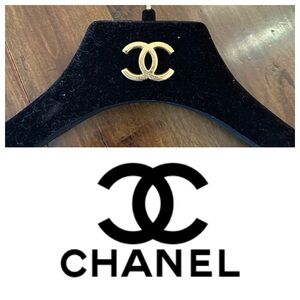 CHANEL Black Velvet Hanger